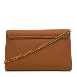 Clutch Donna con Tracolla LOVE MOSCHINO linea Smart Daily Bag Lettering Logo color Cuoio