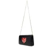 Clutch Donna con Tracolla LOVE MOSCHINO linea Smart Daily Bag Nera con Cuore Logato