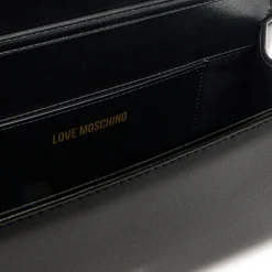 Clutch Donna con Tracolla LOVE MOSCHINO linea Smart Daily Bag Nera con Cuore Logato