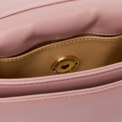 Clutch Trapuntata con Tracolla LOVE MOSCHINO linea Embossed Rosa