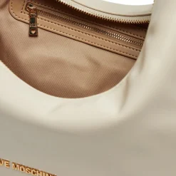 Hobo Bag Asimmetrica LOVE MOSCHINO linea Jewel Avorio