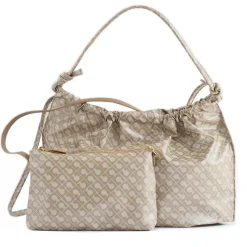 Hobo Bag Donna GHERARDINI in Tessuto Softy colore Creta