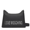 Hobo Bag Donna LOVE MOSCHINO linea Bold Bag colore Nero e Nikel