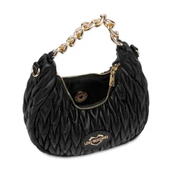 Hobo Bag Donna LOVE MOSCHINO Trapuntata Nera