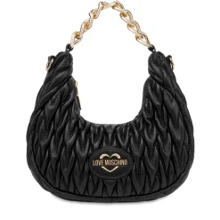 Hobo Bag Donna LOVE MOSCHINO Trapuntata Nera