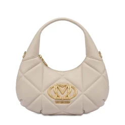 Hobo Bag LOVE MOSCHINO linea Embossed Avorio