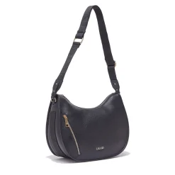 Hobo Bag Media Donna LIU JO Better stampa Bottalata Nera