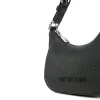 Hobo Bag Mini LOVE MOSCHINO linea Giant Logo colore Nero e Nikel