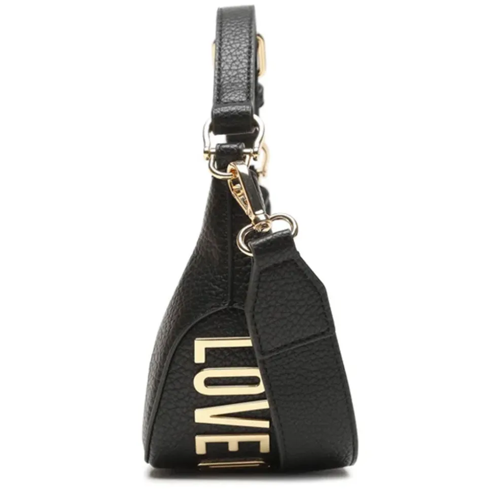 Hobo Bag Mini LOVE MOSCHINO linea Giant Logo colore Nero