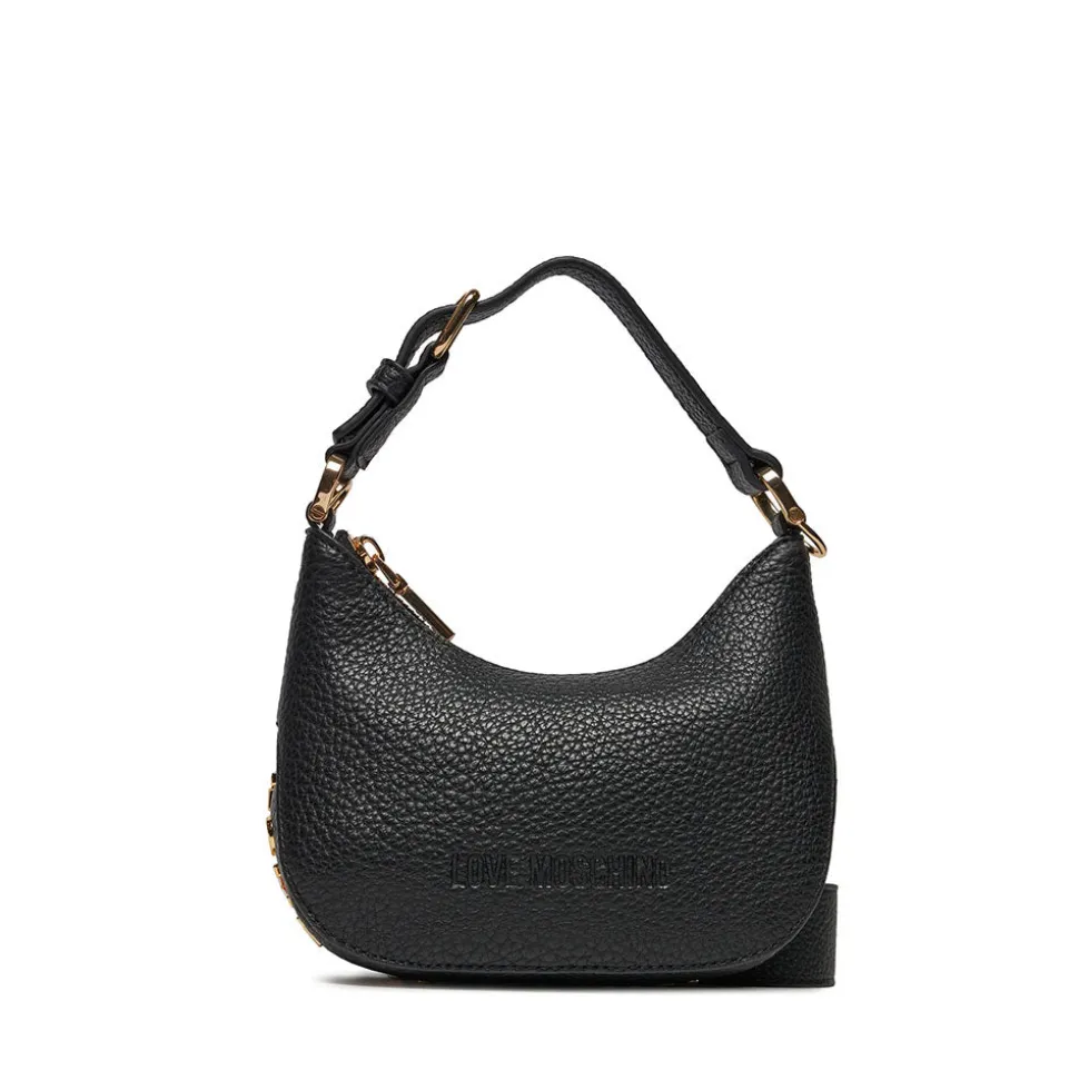 Hobo Bag Mini LOVE MOSCHINO linea Giant Logo colore Nero
