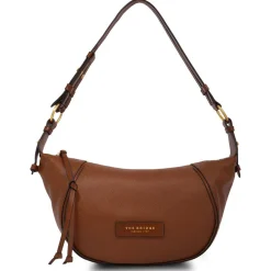 Hobo Bag Small Donna THE BRIDGE linea Domitilla in Pelle Marrone