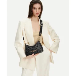 Hobo Bag Trapuntata LOVE MOSCHINO linea Quilted colore Nero