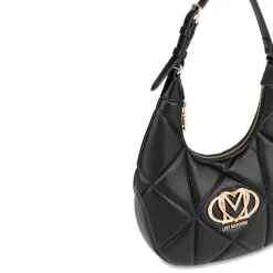 Hobo Bag Trapuntata LOVE MOSCHINO linea Embossed Nera