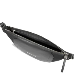 Marsupio Donna PIQUADRO in Pelle e Tessuto Nero Linea Circle - CA6955W92T