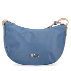 Mezzaluna Piccola a Tracolla 1A Classe Alviero Martini linea Breeze Nylon Blu Pacifico GZ67