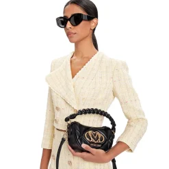 Mini Bag Donna a Mano LOVE MOSCHINO linea Embossed Trapuntata Nera
