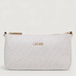 Mini Bag Donna LIU JO stampa Monogram Bianco