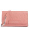 Mini Clutch Donna con Tracolla in Catena ARMANI EXCHANGE colore Petal Pop