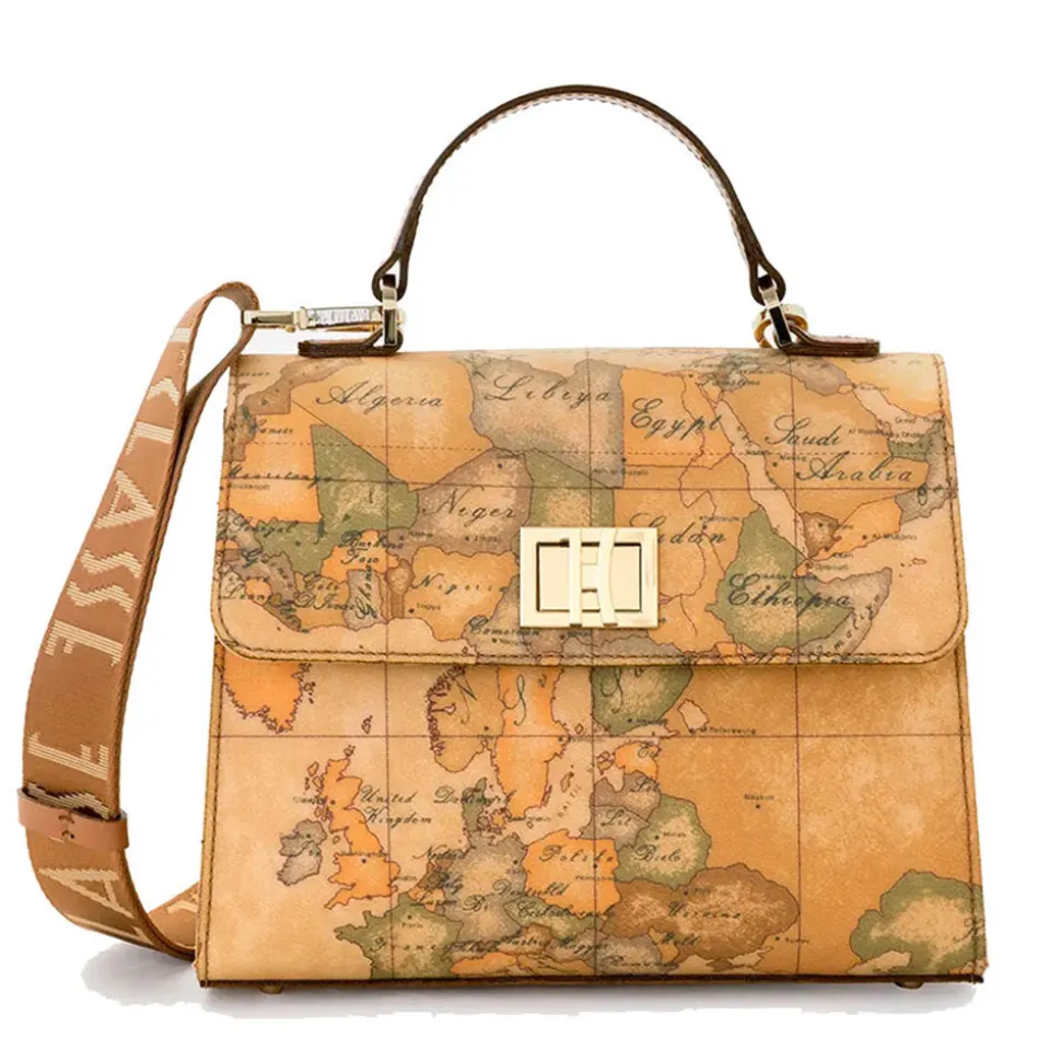 Mini Tote Donna a Mano con Tracolla 1A Classe Alviero Martini linea Geo Classic E064