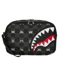Necessaire SPRAYGROUND stampa Gray Peeking Character Check