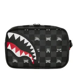 Necessaire SPRAYGROUND stampa Gray Peeking Character Check