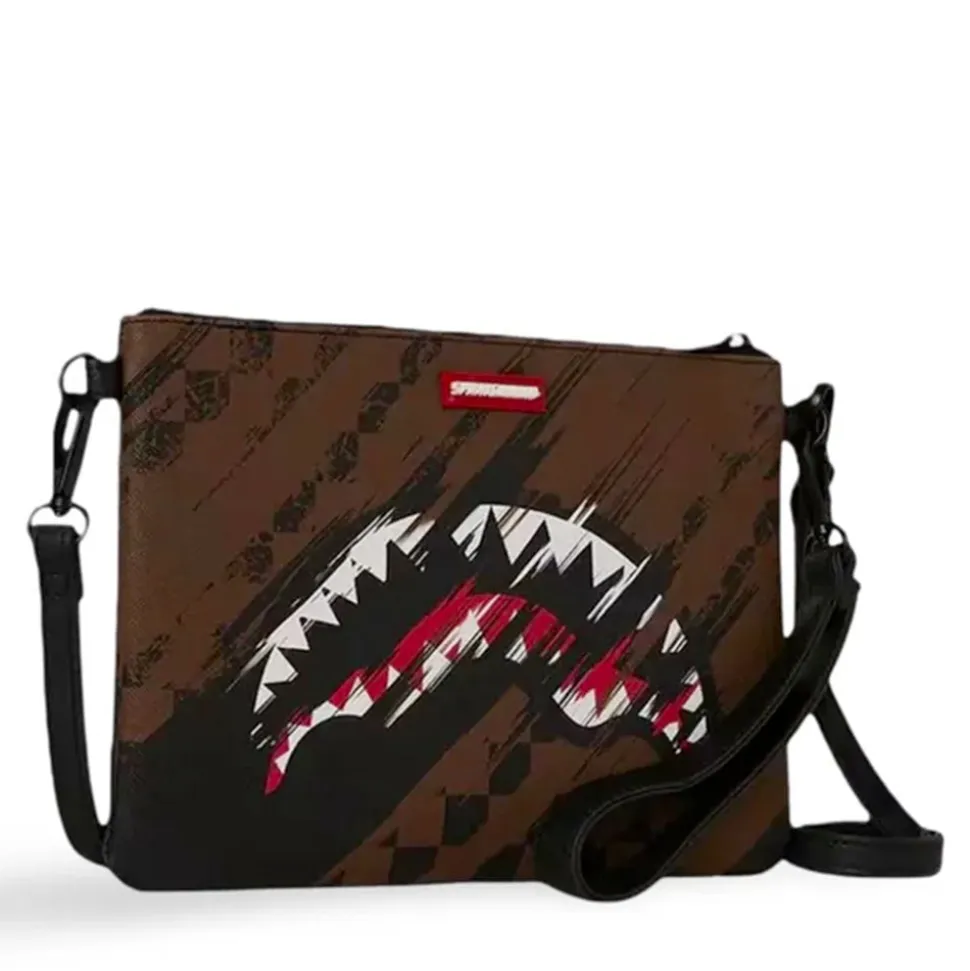 Pochette con Tracolla SPRAYGROUND stampa Smeared Grunge