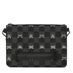 Pochette con Tracolla SPRAYGROUND stampa Gray Peeking Character Check