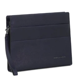 Pochette PIQUADRO porta iPad® Linea Paavo in Pelle Blu - AC5974S122