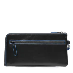Pochette Uomo PIQUADRO in Pelle Linea Blue Square colore Nero - AC2648B2R