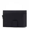 Porta carte di credito in metallo PIQUADRO in Pelle Nero PP5649W122R