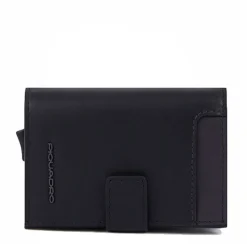 Porta carte di credito in metallo PIQUADRO in Pelle Nero PP5649W122R