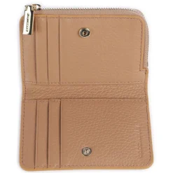 Portacarte Mini COCCINELLE in Pelle Linea Metallic Soft colore Skin