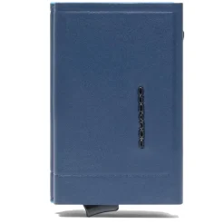 Portacarte PIQUADRO in Pelle e Alluminio con RFID Blu Linea Atlas - PP5585S138R