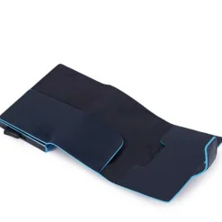 Portacarte PIQUADRO in Pelle e Alluminio con RFID in Pelle Blu - PP5649B2RBLR