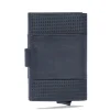 Portacarte PIQUADRO in Tessuto e Alluminio con RFID Colore Nero Linea Pq - Earth - PP5649S137R