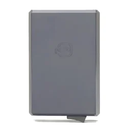 Portacarte PIQUADRO MagSafe in Alluminio e Pelle con RFID Colore Nero - PP7072B2R