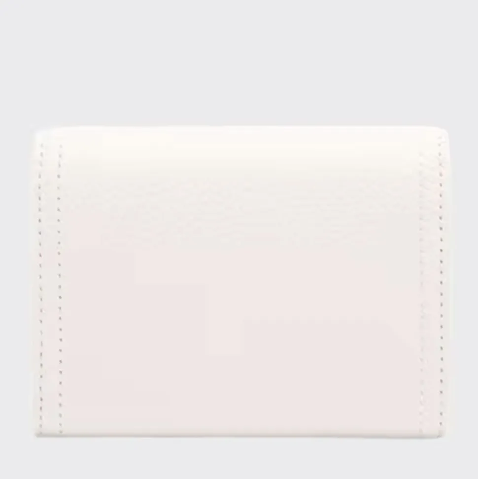 Portafoglio Donna COCCINELLE in Pelle Colore Blanco Linea Campus Misura Piccola
