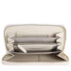 Portafoglio Donna COCCINELLE Zip Around in Pelle Pearl Linea Metallic Soft