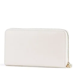 Portafoglio Donna COCCINELLE Zip Around in Pelle Pearl Linea Metallic Soft