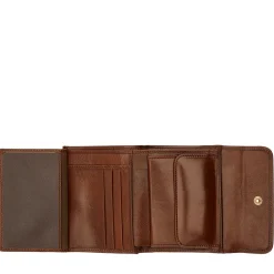 Portafoglio Donna con Pattina THE BRIDGE in Pelle Marrone linea Story Made in Italy