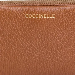 Portafoglio Donna Piccolo COCCINELLE in Pelle Cognac Linea C - Me