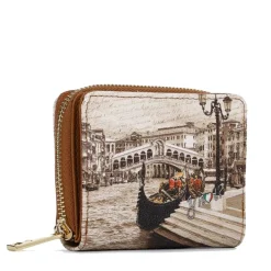 Portafoglio Donna Piccolo Y NOT YES-562 Stampa Venice Postcard