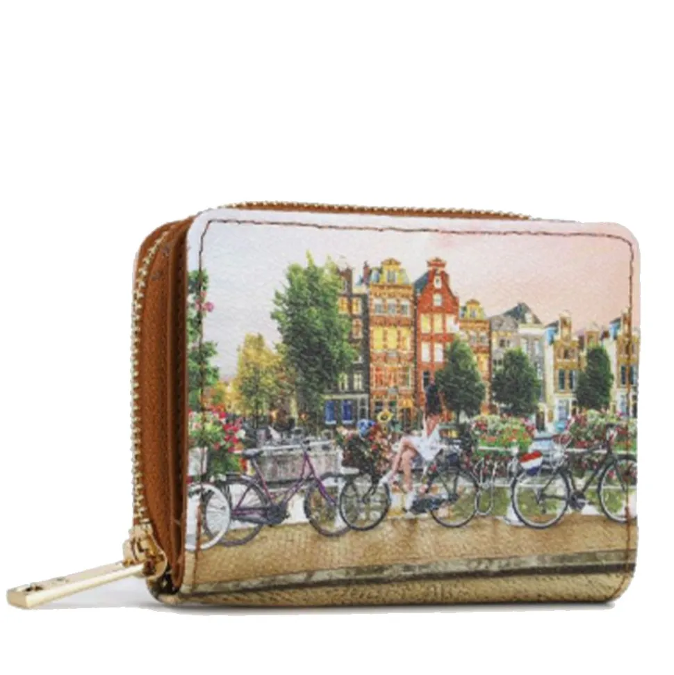 Portafoglio Donna Piccolo Y NOT YES-562 Stampa Flower River
