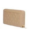 Portafoglio Donna Zip Around Trapuntato LOVE MOSCHINO linea Quilted Beige