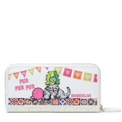 Portafoglio Donna Zip Around BRACCIALINI linea Allround stampa Pets Fiesta