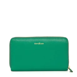 Portafoglio Donna Zip Around GIANNI CONTI linea Oliver in Pelle Verde