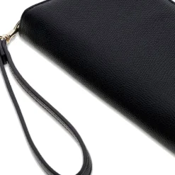 Portafoglio GUESS Chiuso con Zip Linea Amorette colore Nero