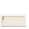 Portafoglio GUESS Chiuso con Zip Linea Amorette colore Off White