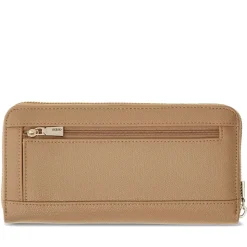 Portafoglio GUESS Chiuso con Zip Linea Amorette colore Beige
