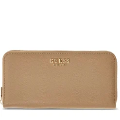Portafoglio GUESS Chiuso con Zip Linea Amorette colore Beige